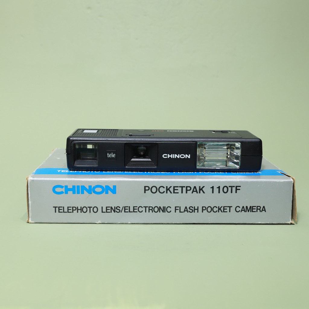 CHINON ポケットパック フラッシュ tele - フィルムカメラ