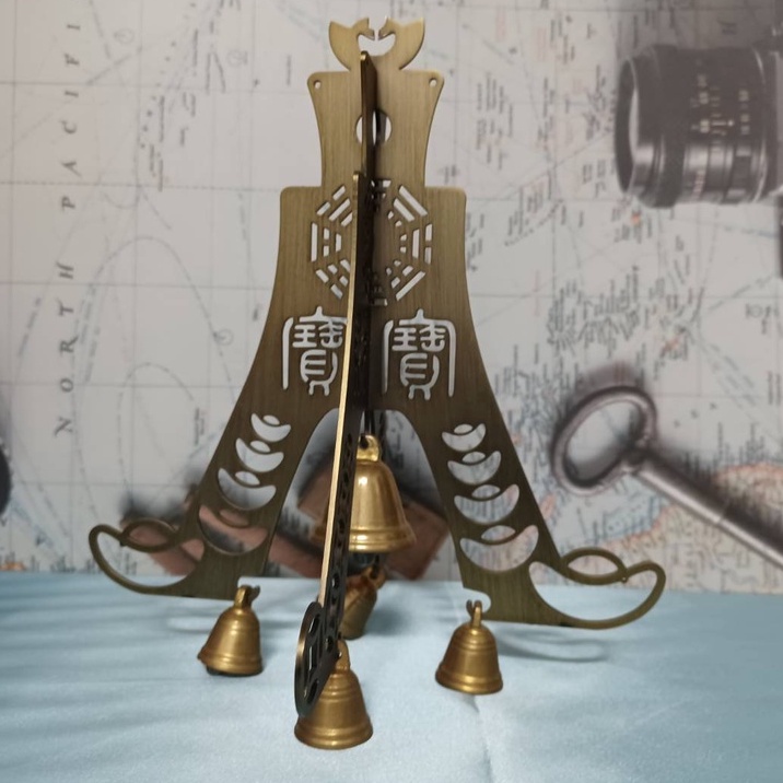 招財化煞風鈴風水風鈴招財風鈴鈴鐺金屬鈴鐺純銅風鈴開運招財化解煞氣