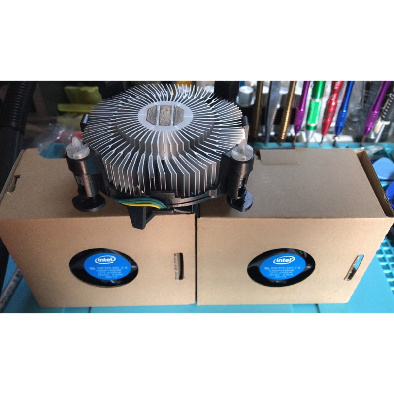 inte -1155 1700Cpu散熱風扇鋁底，銅底（i5-i7原盒拆出）全新 | 蝦皮購物