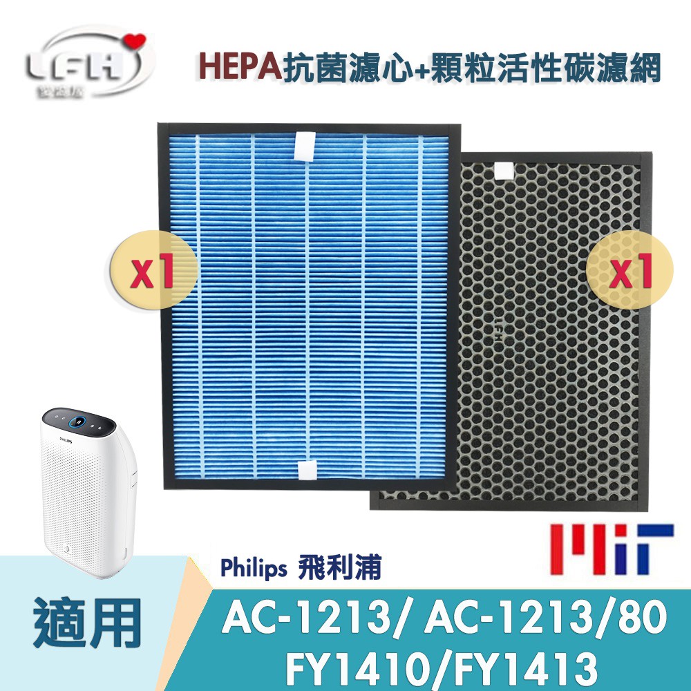 抗菌濾心 顆粒活性碳濾網 適用Philips 飛利浦 AC1213 AC1212 AC1213/80 FY1410-現貨 | 蝦皮購物