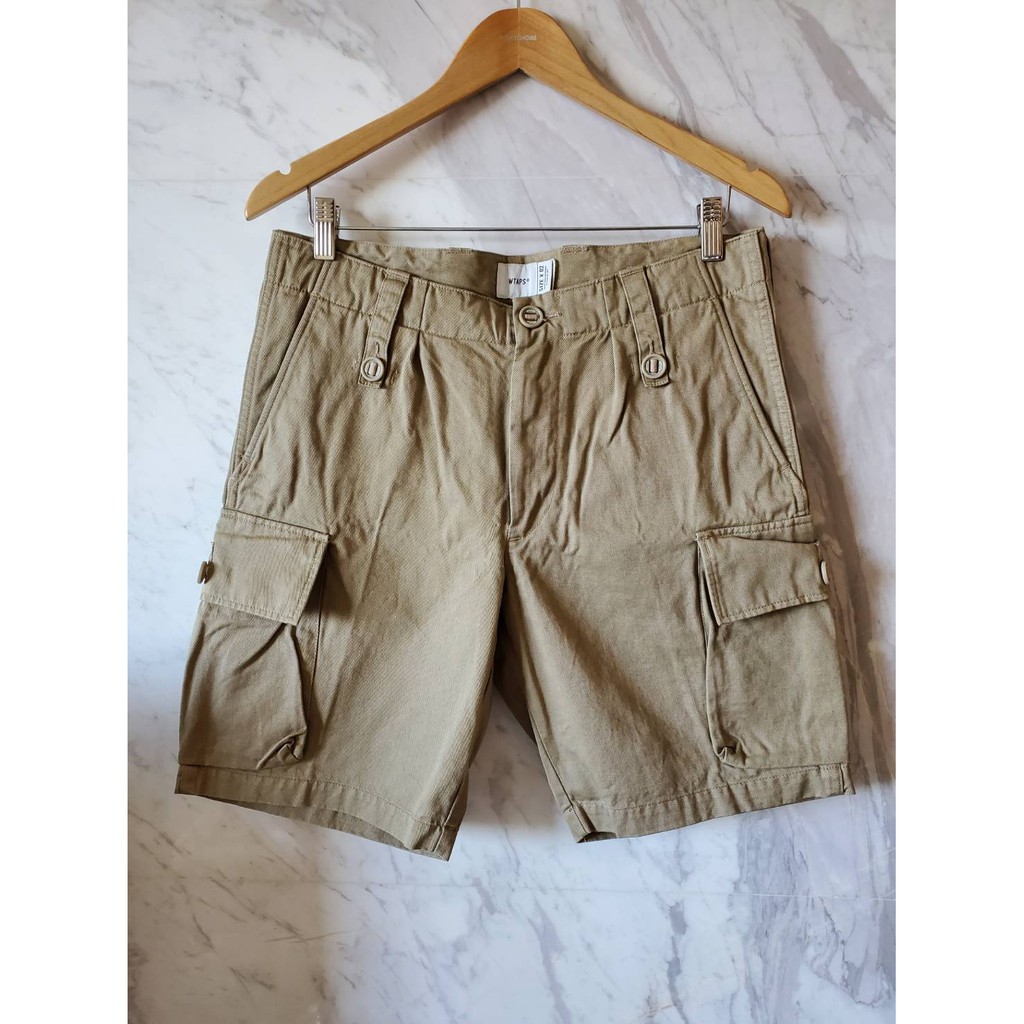 18SS WTAPS PARA SHORTS / COTTON CHINO 斜紋布工作短褲| 蝦皮購物