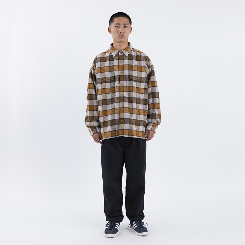 DESCENDANT 20AW VANING CHECK LS SHIRT 法蘭絨長袖襯衫| 蝦皮購物