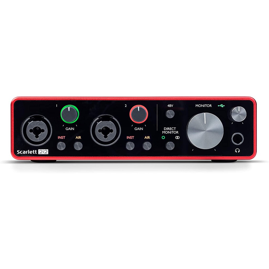 台灣現貨】代購原廠Focusrite Scarlett 2i2 3rd 第三代錄音介面solo