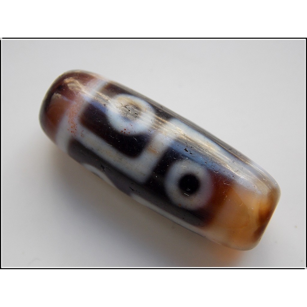 中国 老礦朱砂天珠 老天珠（ジービーズ） 西蔵天珠 チベット天珠