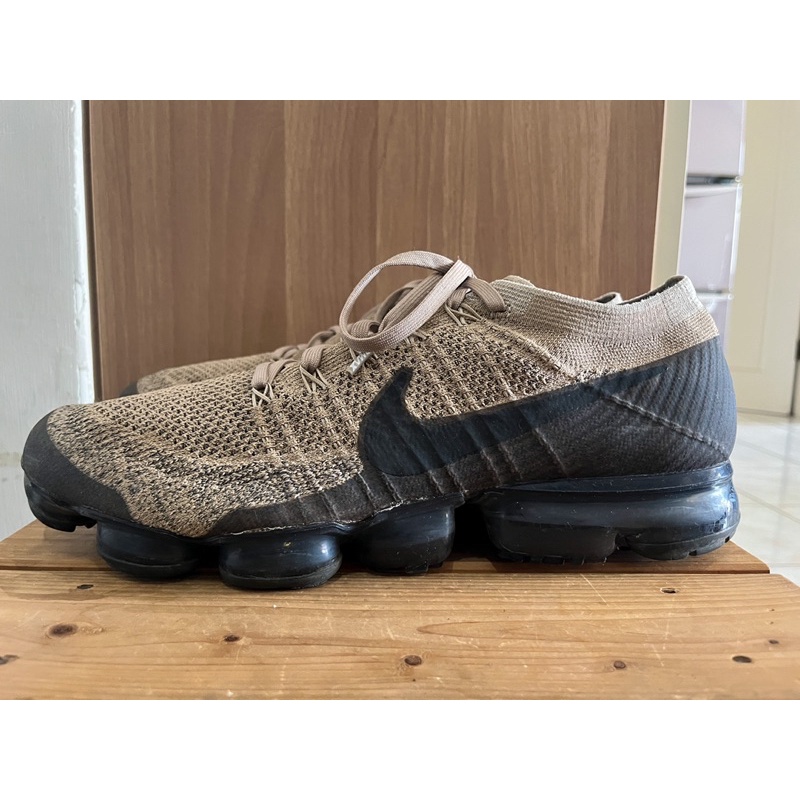 Nike Air VaporMax Flynit Tan Black編織鞋 棕黑色 大地色 849558-201（二手） | 蝦皮購物