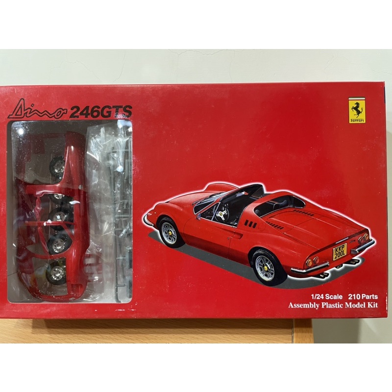 富士美模型車FUJIMI 1/24 EM-40 FERRARI 法拉利DINO 246GTS 鋼印初版| 蝦皮購物