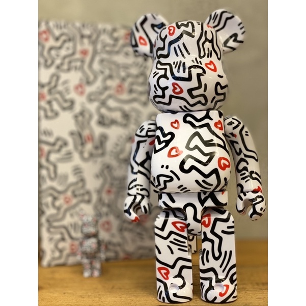 BE@RBRICK KEITH HARING 凱斯哈林8代400%+100% | 蝦皮購物