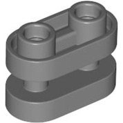 LEGO 樂高 深灰色 Brick Round 1x2 圓弧磚 77808 | 蝦皮購物