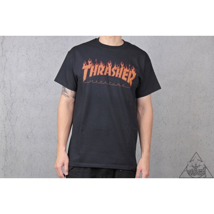 Thrasher flame halftone sales