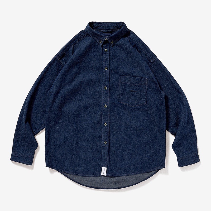 DESCENDANT DCDT 20AW ALLEN DENIM SHIRT 長袖襯衫| 蝦皮購物