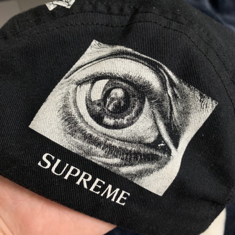 Supreme MC Escher camp cap BLACK二手9成新聯名稀有帽款| 蝦皮購物