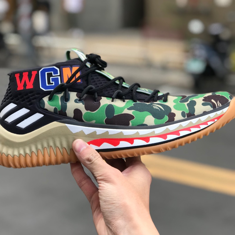 Adidas 2025 lillard bape