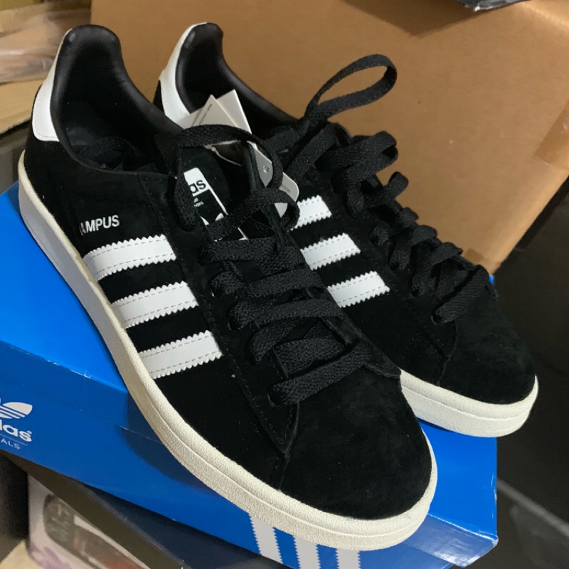 Adidas originals campus black sale