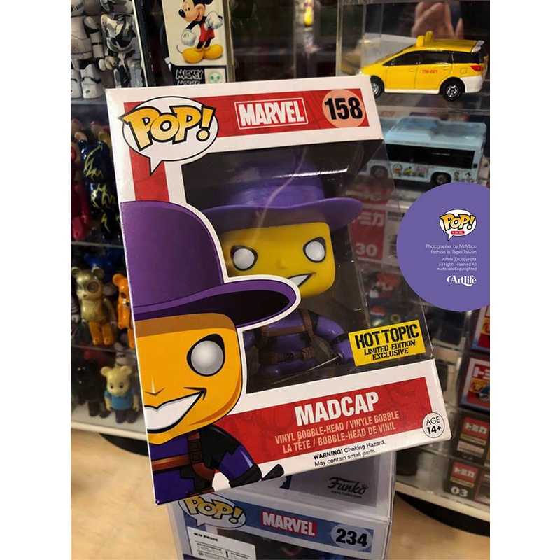 Artlife ㊁ FUNKO POP Marvel MadCap HotTopic Exclusive 瘋帽子 死侍 | 蝦皮購物