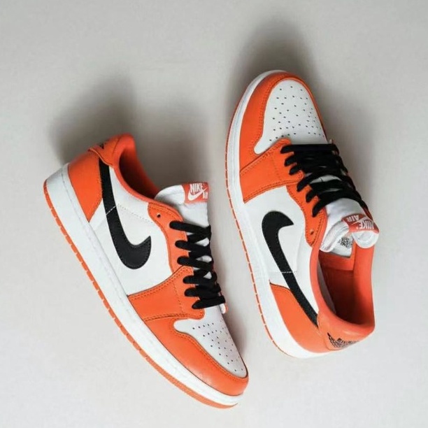 Focus Store】 Air Jordan 1 Low OG 白扣碎白橙CZ0790-801 | 蝦皮購物