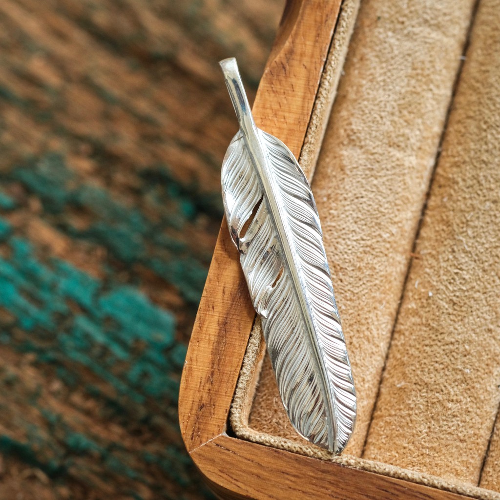 鷲見太郎 TAROWASHIMI L flight feather 超人氣款鷲見太郎TaroWashimi Flight Feather 純銀飛行羽毛系列| 蝦皮購物