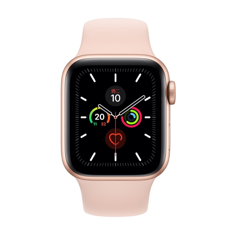 二手Apple Watch Series 5 GPS版40公釐粉沙色| 蝦皮購物