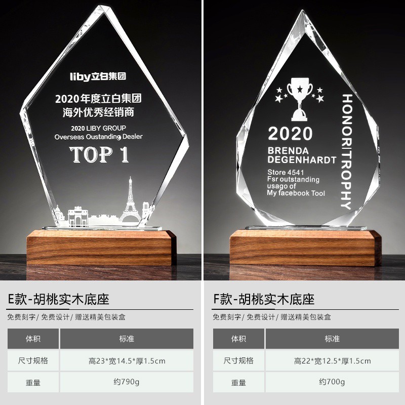 客製化 水晶獎盃 訂製高檔獎牌 公司授權牌榮退禮物 水晶玻璃獎座 企業員工退休獎盃 節慶賀禮 活動頒獎獎杯 客製化紀念品 | 蝦皮購物