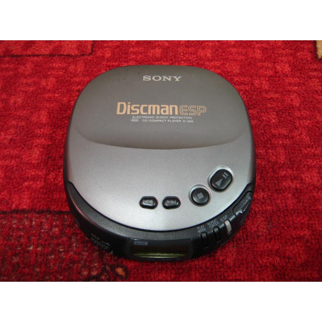 完美作品】80%新，SONY Discman ESP D-245 CD隨身聽，簡易配件