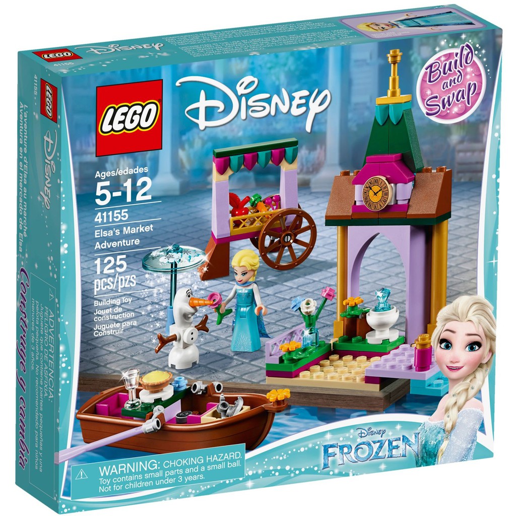 【台中翔智積木】LEGO 樂高 41155 Elsa's Market Adventure 冰雪奇緣艾莎雪寶 | 蝦皮購物
