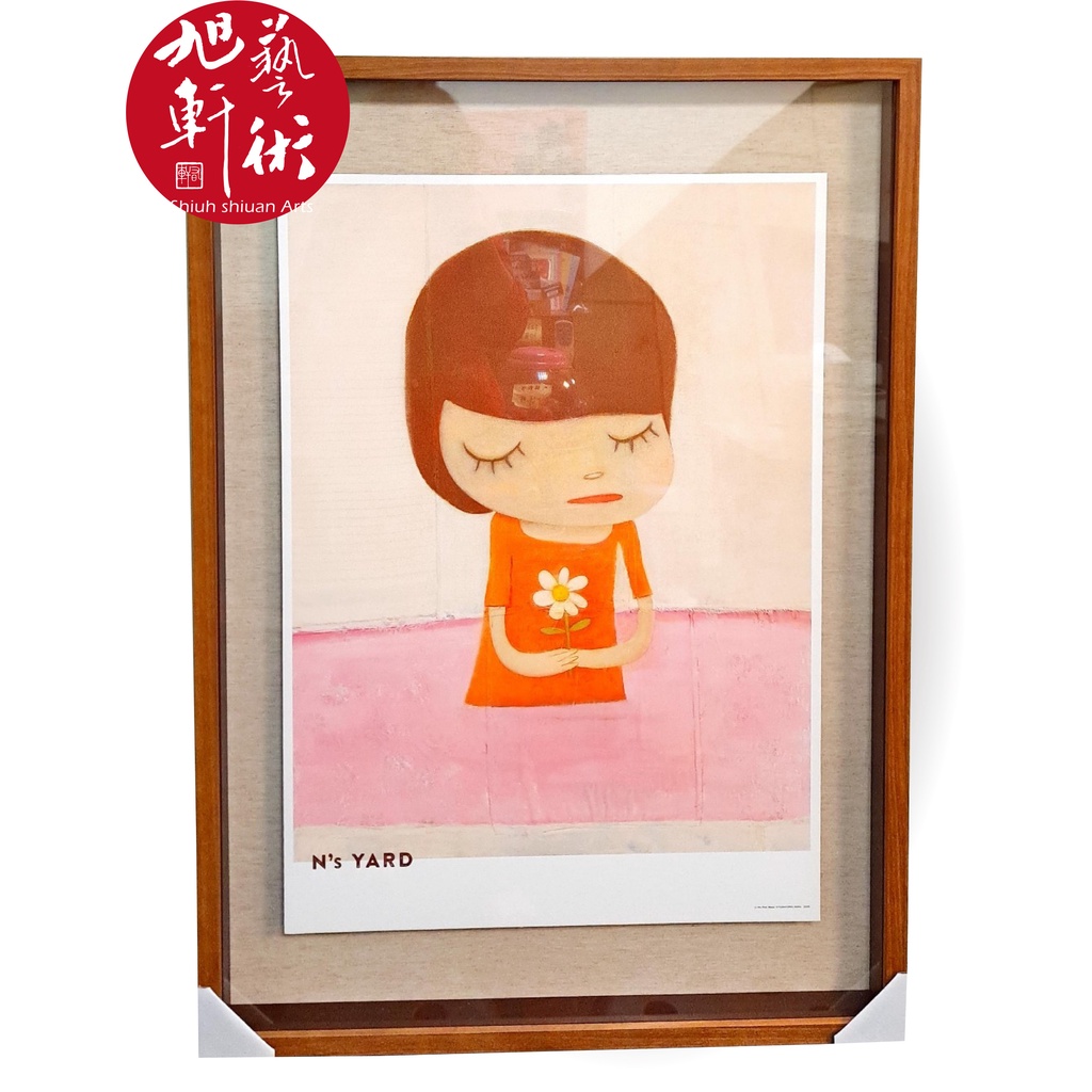 奈良美智海報-in the pink water-僅有一件! 含框販售，框可自選