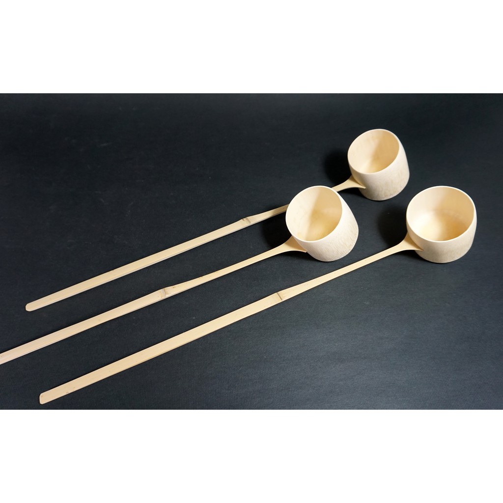 日本傳統抹茶道具 竹製御柄杓 水勺 日式水杓 (輕微水痕、不影響使用)優惠價250元