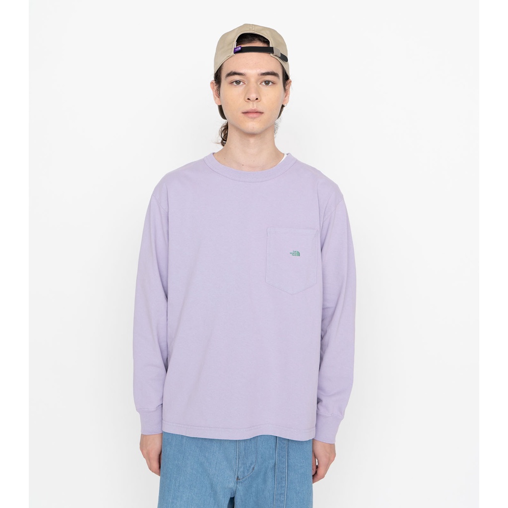 XENO} 全新正品THE NORTH FACE PURPLE LABEL 7oz L/S Pocket Tee