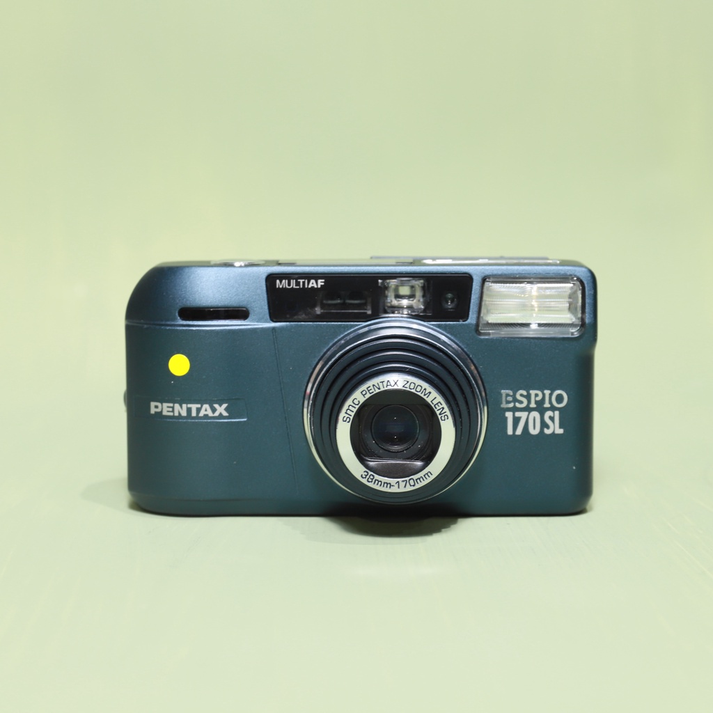 Polaroid雜貨店】♞Pentax Espio 170 SL 深藍望遠135 底片傻瓜相機B