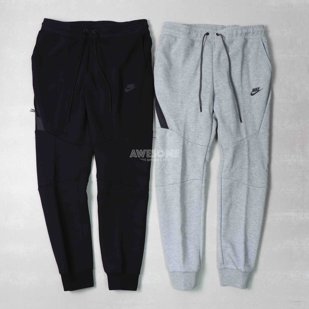 [歐鉉]NIKE TECH FLEECE 棉褲 運動長褲 縮口褲 男 黑 805163-010 灰 805163-063