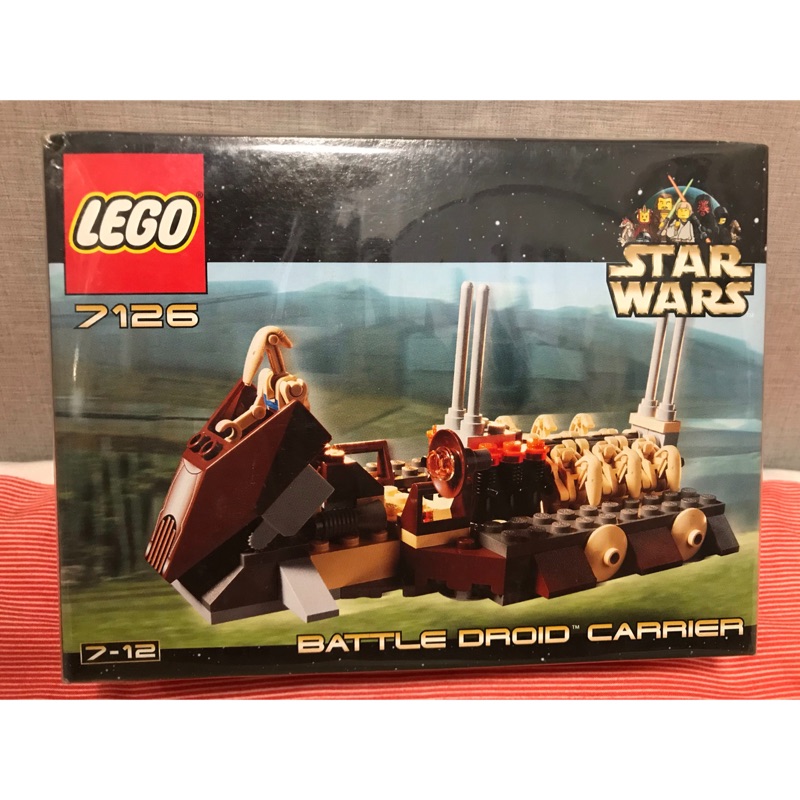 絕版老盒LEGO STAR WARS 樂高 星際大戰 BATTLE DROID CARRIER 7126 全新未拆 | 蝦皮購物