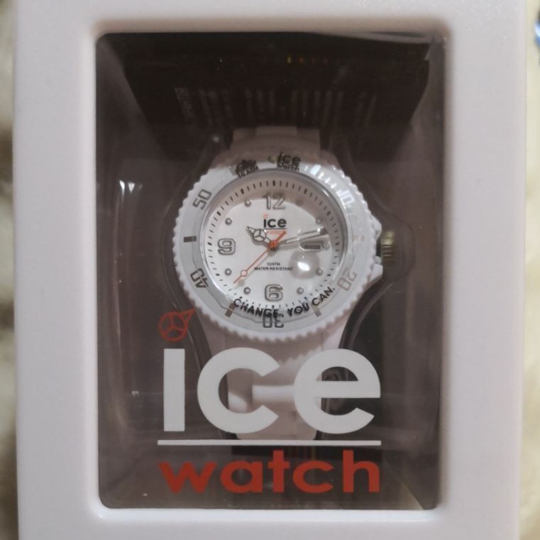 比利時ICE Watch FOREVER系列sili白色矽膠手錶