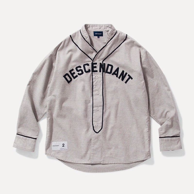 DESCENDANT 18AW BLEEK BB LS / SHIRT 長袖襯衫 外套 棒球衫