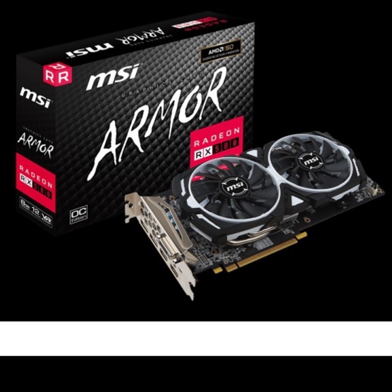 MSI 微星 Radeon RX 580 ARMOR 8G OC