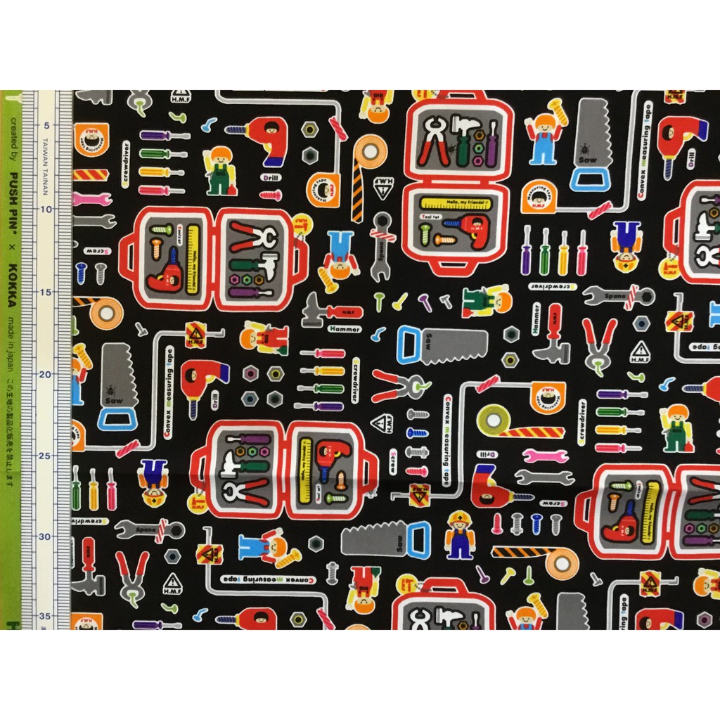 PUSH PIN×KOKKA 生地 hello my friend !