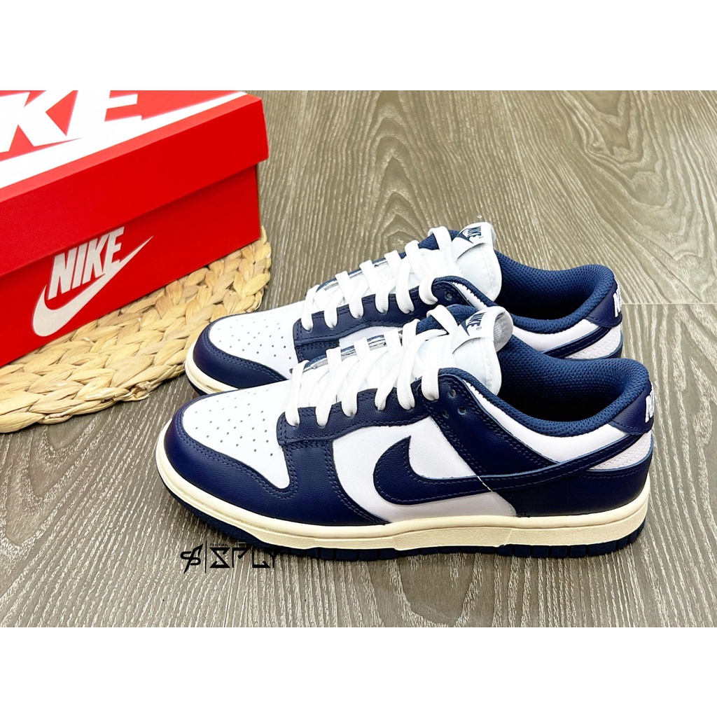 【Fashion SPLY】Nike Dunk Low Vintage Navy 海軍藍 奶油底 DD1503-115