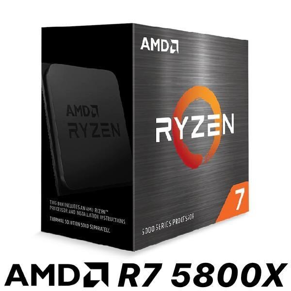 AMD Ryzen 5800X 8C16T Socket AM4 CPU 未使用品-