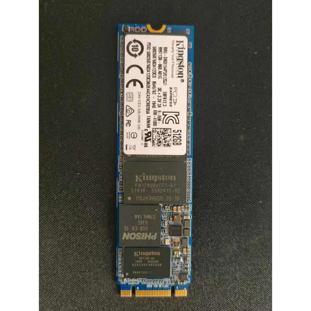 【Kingston 金士頓】 SSD PCIE NVMe RBU-SNS8154P3/512GJ1(拆封新品) | 蝦皮購物
