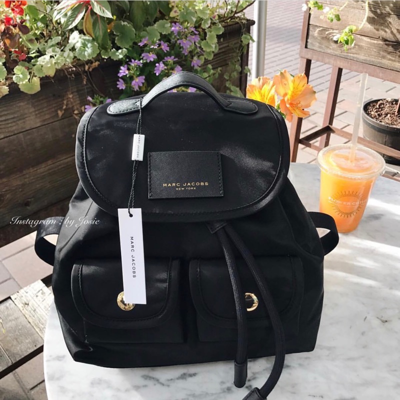 美國正品🇺🇸 Marc Jacobs MJ 尼龍 掀蓋 後背包 | 蝦皮購物