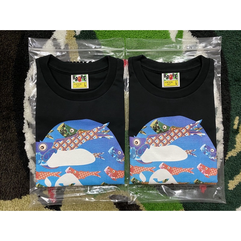日本代購)現貨)鯉魚旗 猿頭 短T KOINOBORI CARP FLAGS APE HEAD TEE 全新 正品