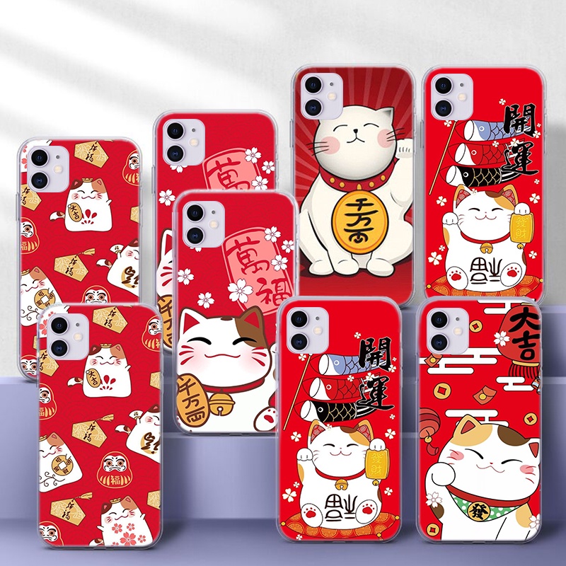 Iphone 6 6S 7 8 Plus X XS XR 11 Pro Max TPU 軟殼 21TR 招財貓 | 蝦皮購物