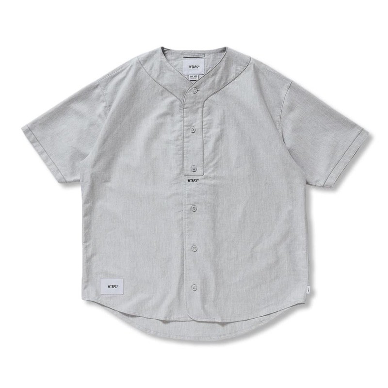博客來-Wtaps SS25 League / Ss / Cotton. Twill Gray 灰色短袖