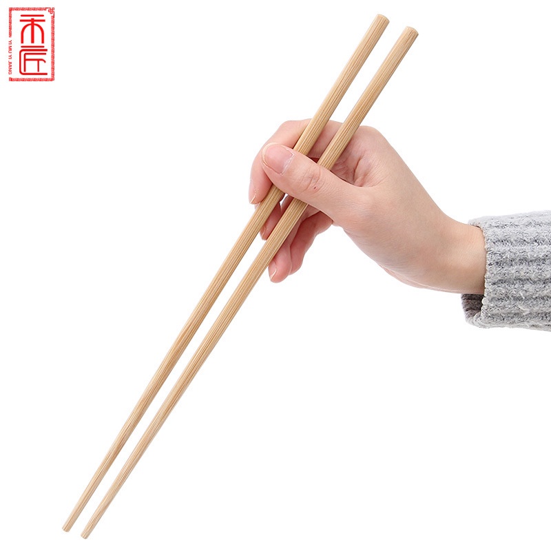 一木一匠 產地貨源竹筷子無漆無蠟家用酒店火鍋筷32cm防燙撈麵專用公筷 | 蝦皮購物