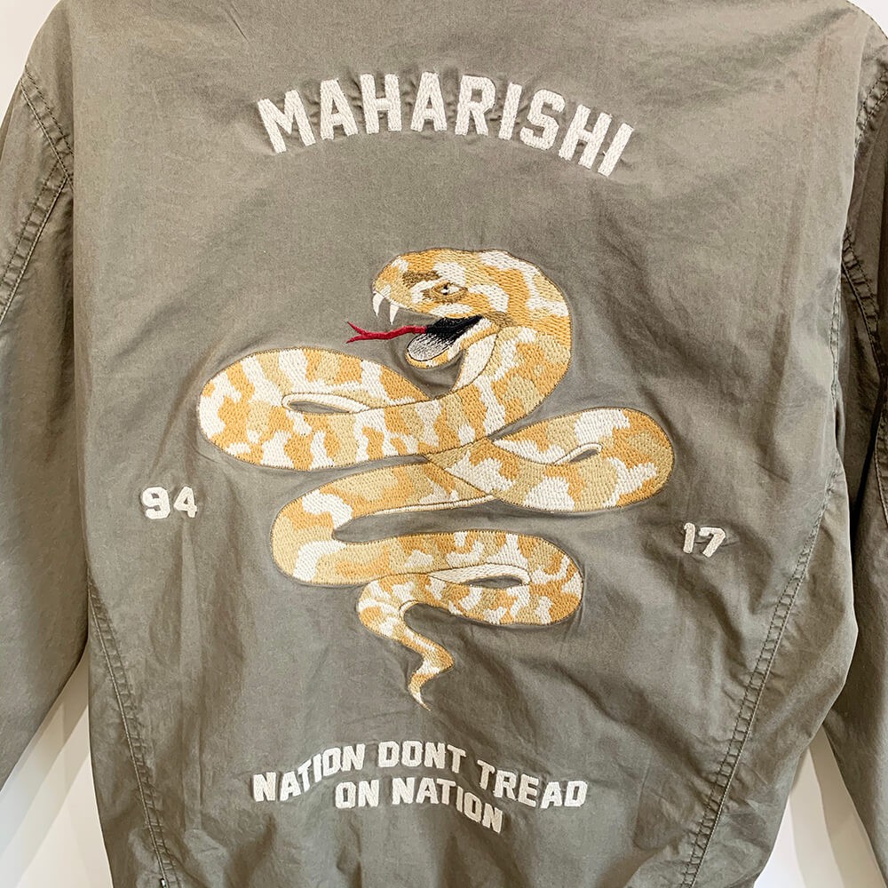 Maharishi snake jacket hotsell