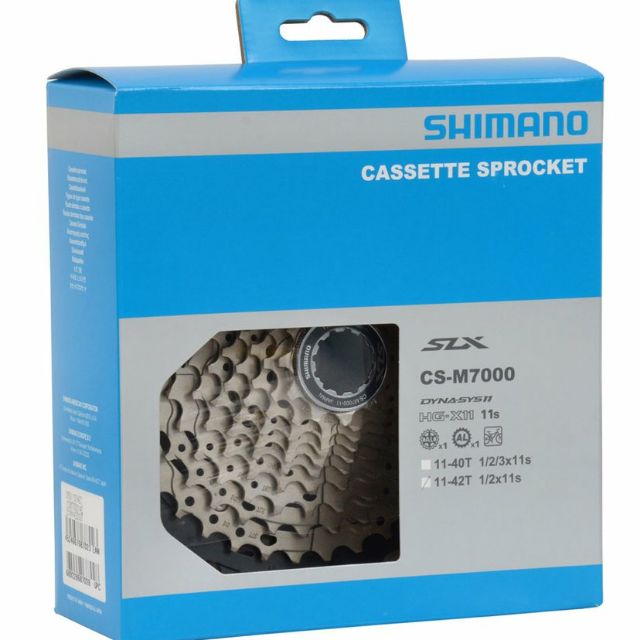 Shimano Cassette SLX CS-M7000 11 Speed 11-42T of 11-46 Tanden , - Delta Bikes