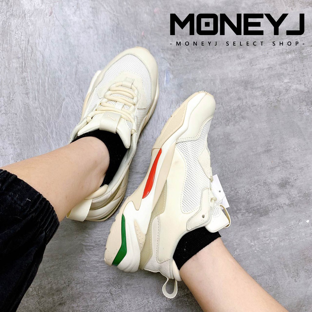 MONEY J】Puma Thunder Spectra 老爹鞋泫雅同款紅綠復古鞋休閒鞋厚底