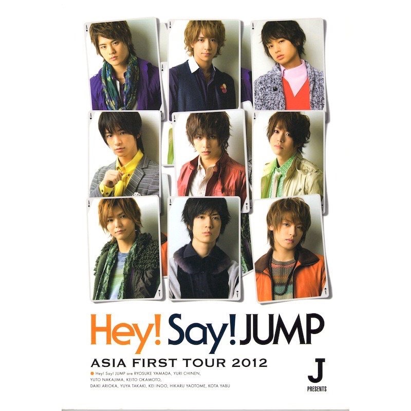 現貨)Hey! Say! JUMP ASIA FIRST TOUR 2012 場刊山田涼介中島裕翔知念 