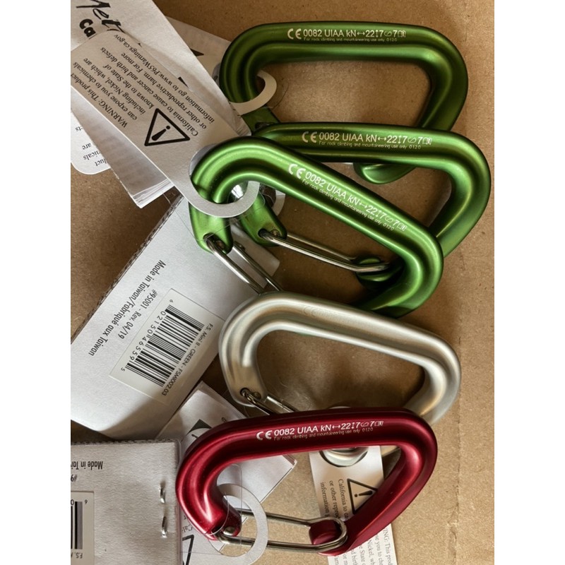 Mini Climbing Carabiner Metolius FS Mini II Quickdraw - Ultralight ...