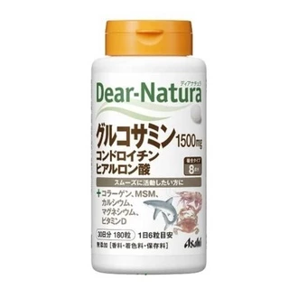 <現貨>日本代購 朝日 Asahi Dear Natura 葡萄糖胺+軟骨素+玻尿酸 膠原蛋白 MSM 鈣 鎂