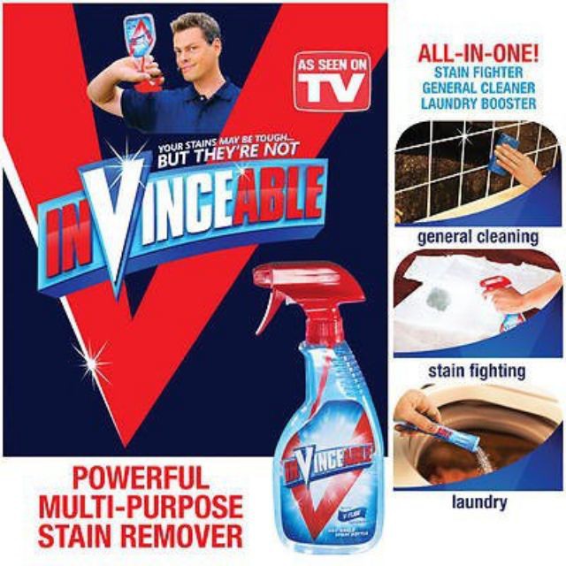 Invinceable 去污劑。 如電視上所見。 足夠 1 瓶去污劑 | 蝦皮購物