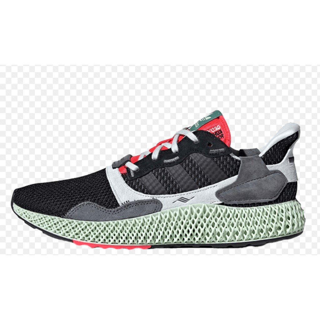 Adidas originals black zx 4000 4d sneakers sale